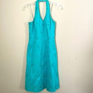 Ann Taylor embroidered halter